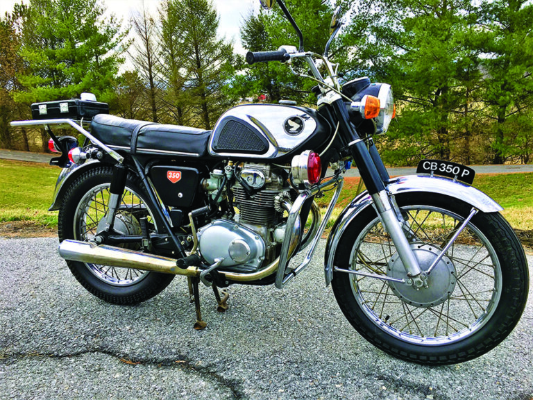 Mike Koontz's 1968 Police Honda CB350 - Motorcycle Classics